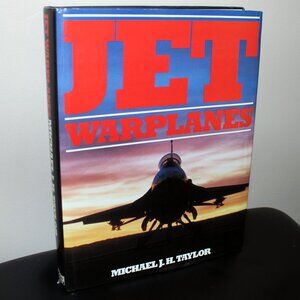 3/$55❤️JET WARPLANES 1984 Michael J. H. Taylor heavy hardcover book